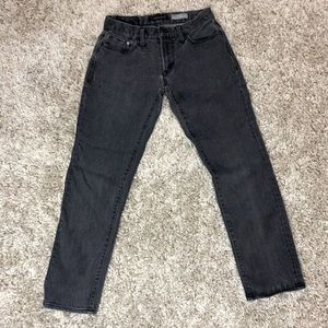 Aeropostale Slim Straight Black Jeans for Men - Size 27/28